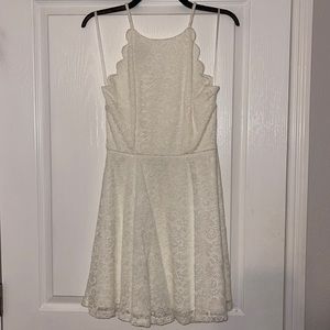 White cocktail dress!
